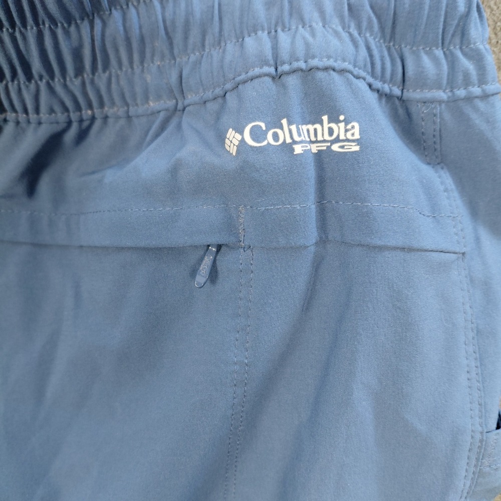 Columbia PFG Mens XL Fishing Shorts Elastic Waist Drawstring Outdoor 5in Inseam - Picture 3 of 13